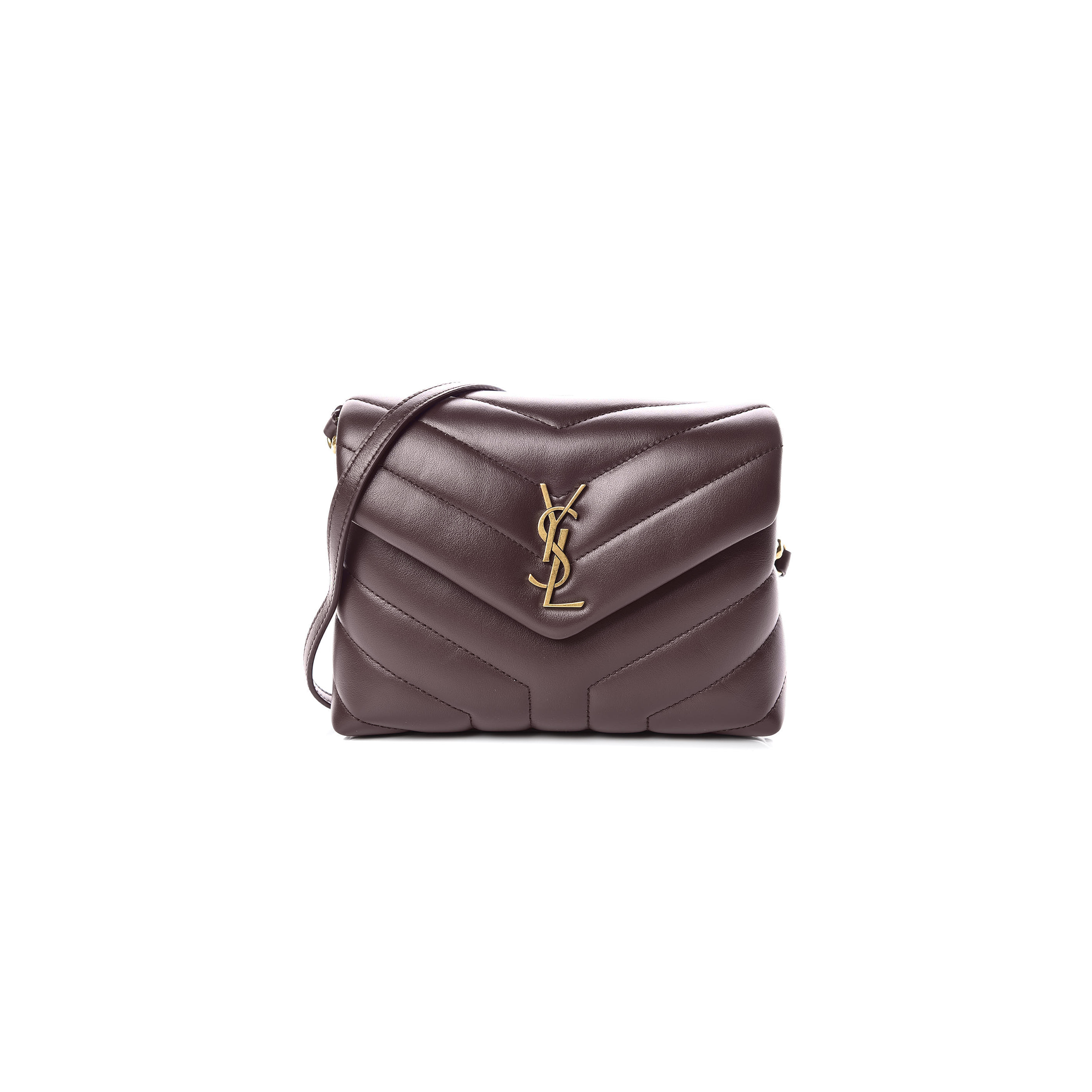 YSL TOY LOULOU LEATHER SHOULDER BAG 465039 (20*14*7cm)